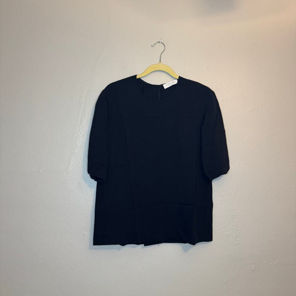 Black Everlane Top with Double Zip